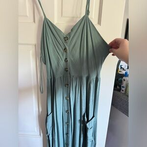 Nordstrom sage midi length women’s dress